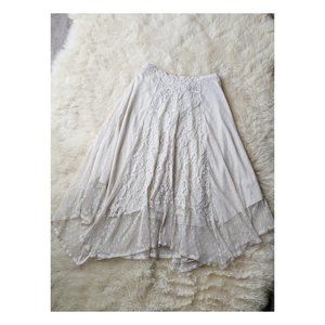 White Lace Skirt